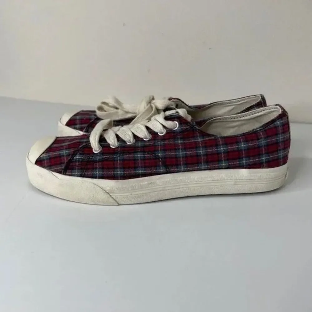 Lauren Ralph Lauren | Multi Colored‎ Plaid Bandelle Casual Sneakers Size 8.5 B